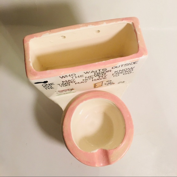 Vintage Norcrest Ceramic Humor Potty Ashtray - Picture 6 of 8